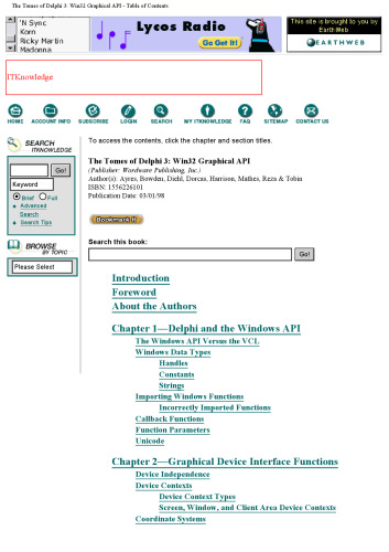 تامز دلفی 3: Win32 Graphical Api