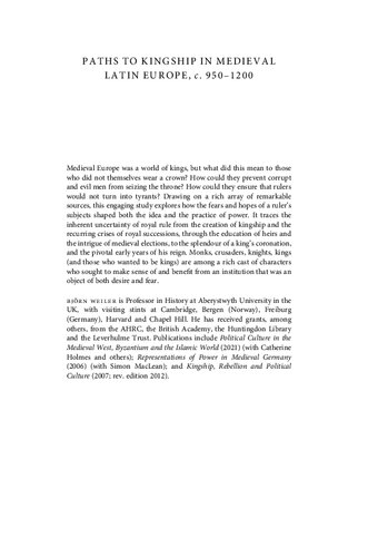﻿مسیرهای پادشاهی در اروپای لاتین قرون وسطی، ج. 950-1200