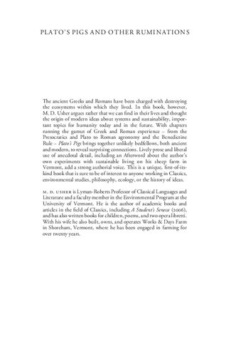 ﻿خوک های افلاطون و نشخوارهای دیگر: راهنمای باستانی برای زندگی با طبیعت