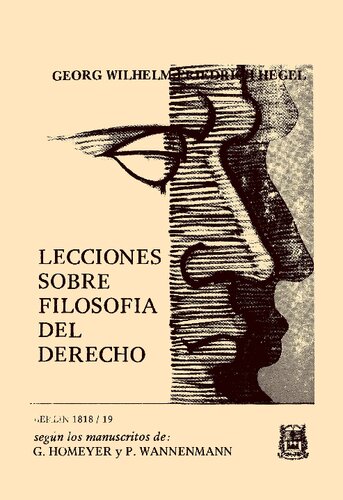﻿درس های فلسفه حقوق بر اساس دست نوشته های G. Homeyer و P. Wannenmann. برلین 1818-19