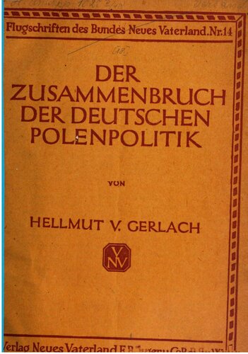 ﻿فروپاشی سیاست آلمان در قبال لهستان