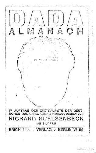 ﻿سالنامه دادا; از طرف دفتر مرکزی جنبش دادا آلمان منتشر شد