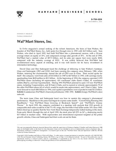 ﻿فروشگاه‌های Wal*Mart, Inc.