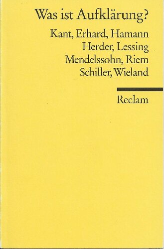 ﻿روشنگری چیست؟ پایان نامه ها و تعاریف