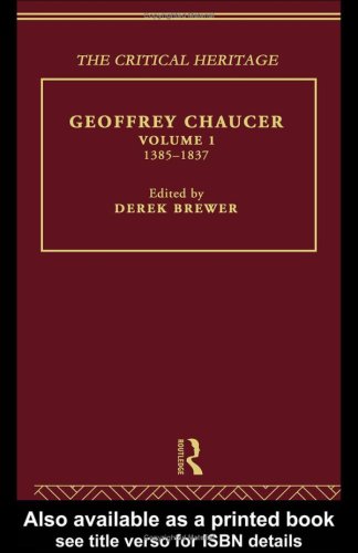 ﻿جفری چاسر: جلد 1 1385-1837