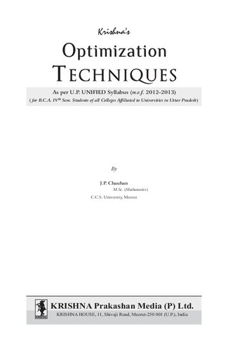﻿تکنیک های بهینه سازی کریشنا