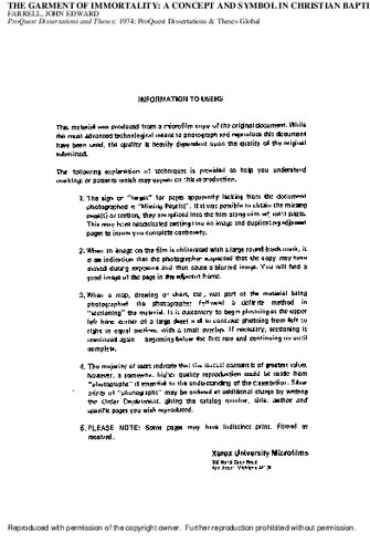 ﻿جامه جاودانگی: مفهوم و نماد در تعمید مسیحی