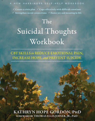 ﻿کتاب کار افکار خودکشی: مهارت های CBT برای کاهش درد عاطفی، افزایش امید و جلوگیری از خودکشی