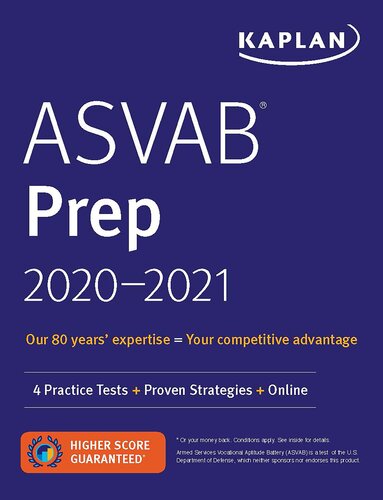 ﻿ASVAB Prep 2020-2021: 4 تمرین تست استراتژی های اثبات شده آنلاین