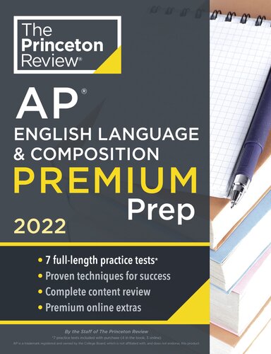 ﻿Princeton Review AP English Language & Composition Premium Prep, 2022