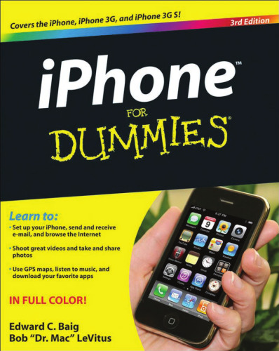 ﻿﻿iPhone For Dummies: شامل iPhone 3GS است