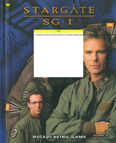 ﻿بازی نقش آفرینی Stargate SG-1: Core Rulebook (d20)