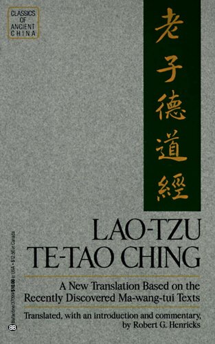 ﻿Lao-Tzu: Te-Tao Ching