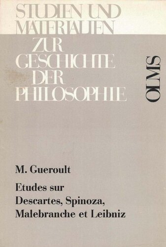 ﻿مطالعات دکارت، اسپینوزا، مالبرانش و لایب نیتس