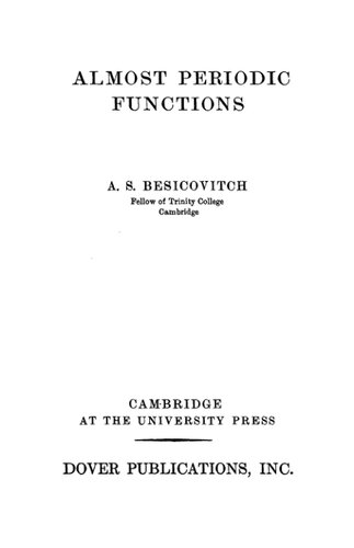 ﻿توابع تقریبا تناوبی