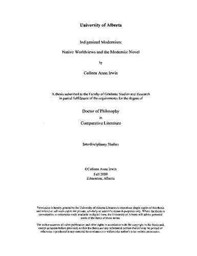 ﻿مدرنیسم بومی شده: جهان بینی بومی و رمان مدرنیستی