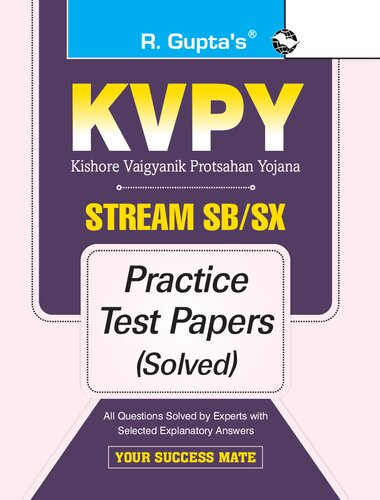 ﻿kvpy stream sb sx آزمون برای سال اول برنامه UG کلاس XII مقالات تست تمرین حل شده r gupta
