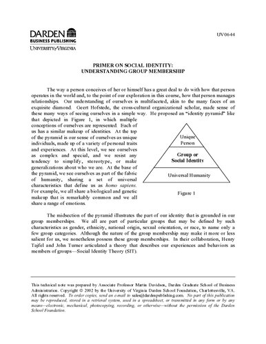﻿آغازگر هویت اجتماعی: درک عضویت در گروه