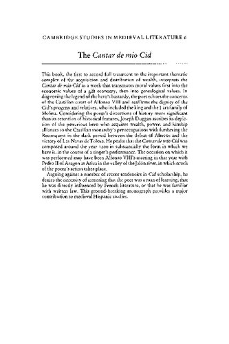 ﻿Cantar de mio Cid: آفرینش شاعرانه در زمینه های اقتصادی و اجتماعی آن