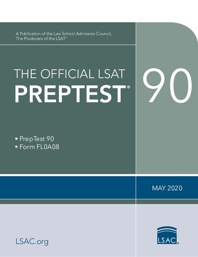 ﻿LSAT PrepTest رسمی 90: (ژوئن 2020 LSAT)