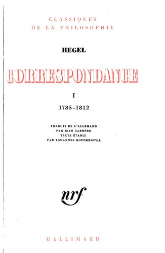 ﻿مکاتبات (1785-1831)