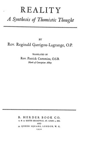 ﻿واقعیت. ترکیبی از اندیشه تومیستی