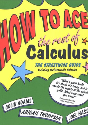 ﻿چگونه به Ace the Rest of Calculus: The Streetwise Guide