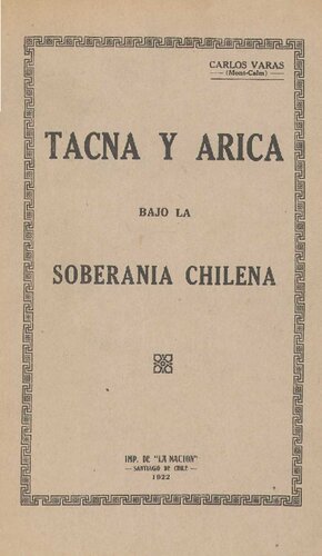 ﻿تاکنا و آریکا تحت حاکمیت شیلی