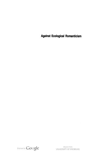 ﻿علیه رمانتیسیسم بوم شناختی: وریر الوین و ساخت یک هویت قبیله ای ضد مدرن