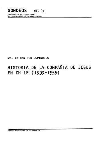 ﻿تاریخچه انجمن عیسی در شیلی، 1593-1955