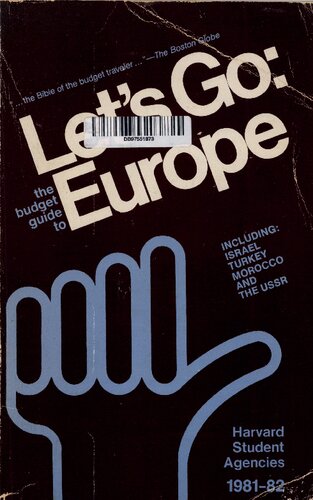﻿Let's Go: The Budget Guide to Europe, 1981-1982