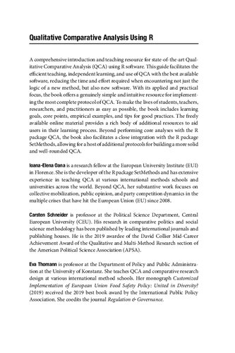 ﻿تحلیل مقایسه ای کیفی با استفاده از R: راهنمای مبتدی