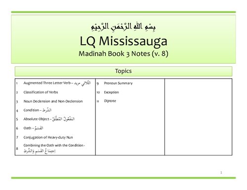 ﻿مدینه کتاب 3 - یادداشت ها