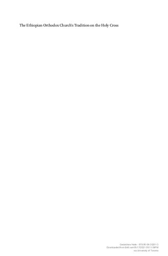 ﻿سنت کلیسای ارتدکس اتیوپی در مورد صلیب مقدس