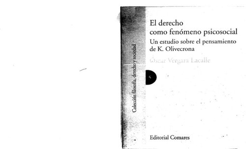 ﻿قانون به عنوان یک پدیده روانی اجتماعی مطالعه بر روی اندیشه K. Olivercrona