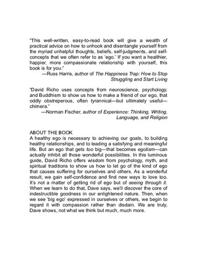 ﻿شما آن چیزی نیستید که فکر می کنید: راه بی خودی به سوی عزت نفس و عشق سخاوتمندانه