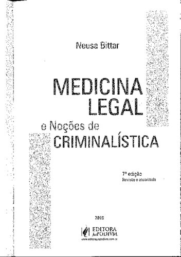 Medicina Legal e Noções de Criminalística