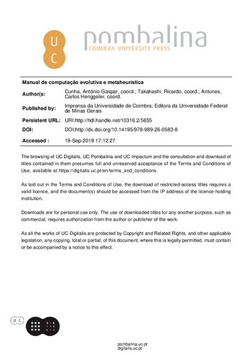 ﻿کتابچه راهنمای محاسبات تکاملی و فراابتکاری