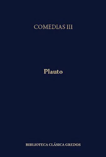 ﻿PLAUTUS COMEDIES III The Cartagines — PSÉUDOLUS — LA MAROMA — Aesthetic — سه سکه — TRUCULENT — VIDULARIA — قطعات