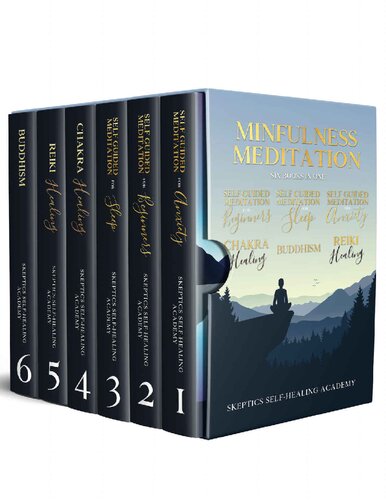 ﻿مراقبه ذهن آگاهی: 6 کتاب در 1: شفای ریکی. شفای چاکرا. بودیسم مدیتیشن خود هدایت شده برای مبتدیان، برای خواب و برای اضطراب
