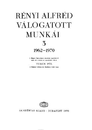 مقالات منتخب آلفرد رنی