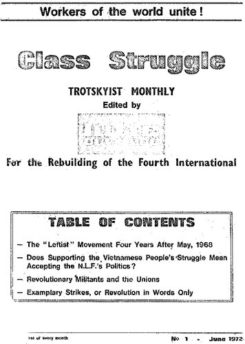 ﻿lutte de classe / مبارزه طبقاتی / lucha de clase FRA/ENG/ESP (1972-80) #1