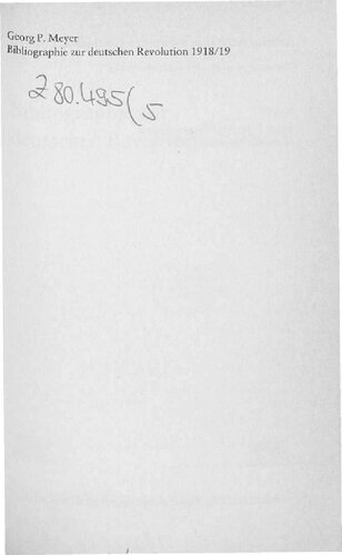 ﻿کتابشناسی در مورد انقلاب آلمان 1918/19