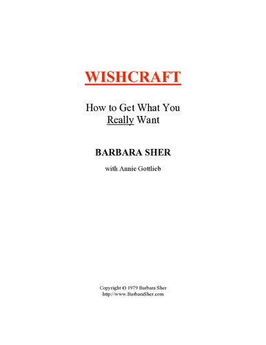 ﻿Wishcraft: چگونه به آنچه واقعاً می خواهید برسید