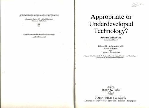 ﻿فناوری مناسب یا توسعه نیافته؟