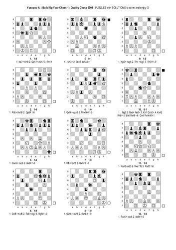 ﻿مجموعه Yusupov All The Training Puzzles با راه حل