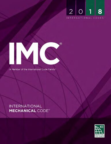 ﻿2018 International Mechanical Code®