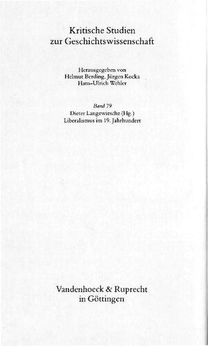 ﻿لیبرالیسم در قرن 19: آلمان در مقایسه اروپایی. سی پست