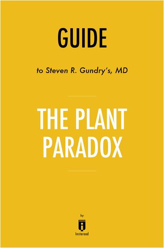 ﻿راهنمای Steven R. Gundry's, MD The Plant Paradox توسط Instaread