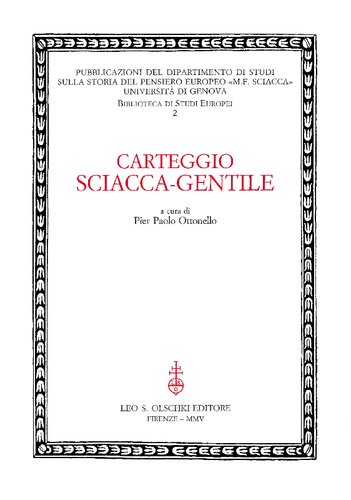 ﻿مکاتبات Sciacca-Gentile